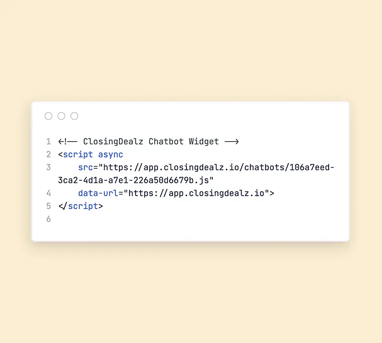 Add the AI Chatbot to Your Website in Minutes