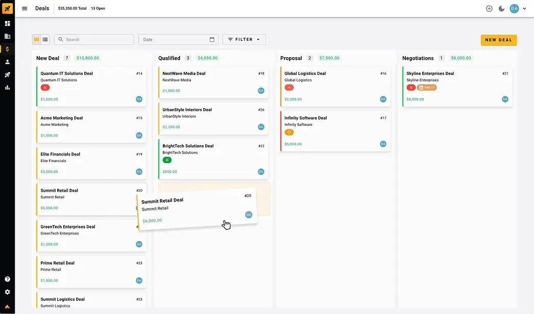 CRM feature preview